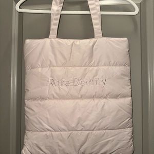 Rare beauty puffy tote